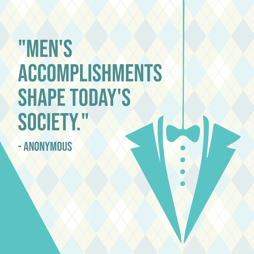 International Mens Day Quote Instagram Post Template