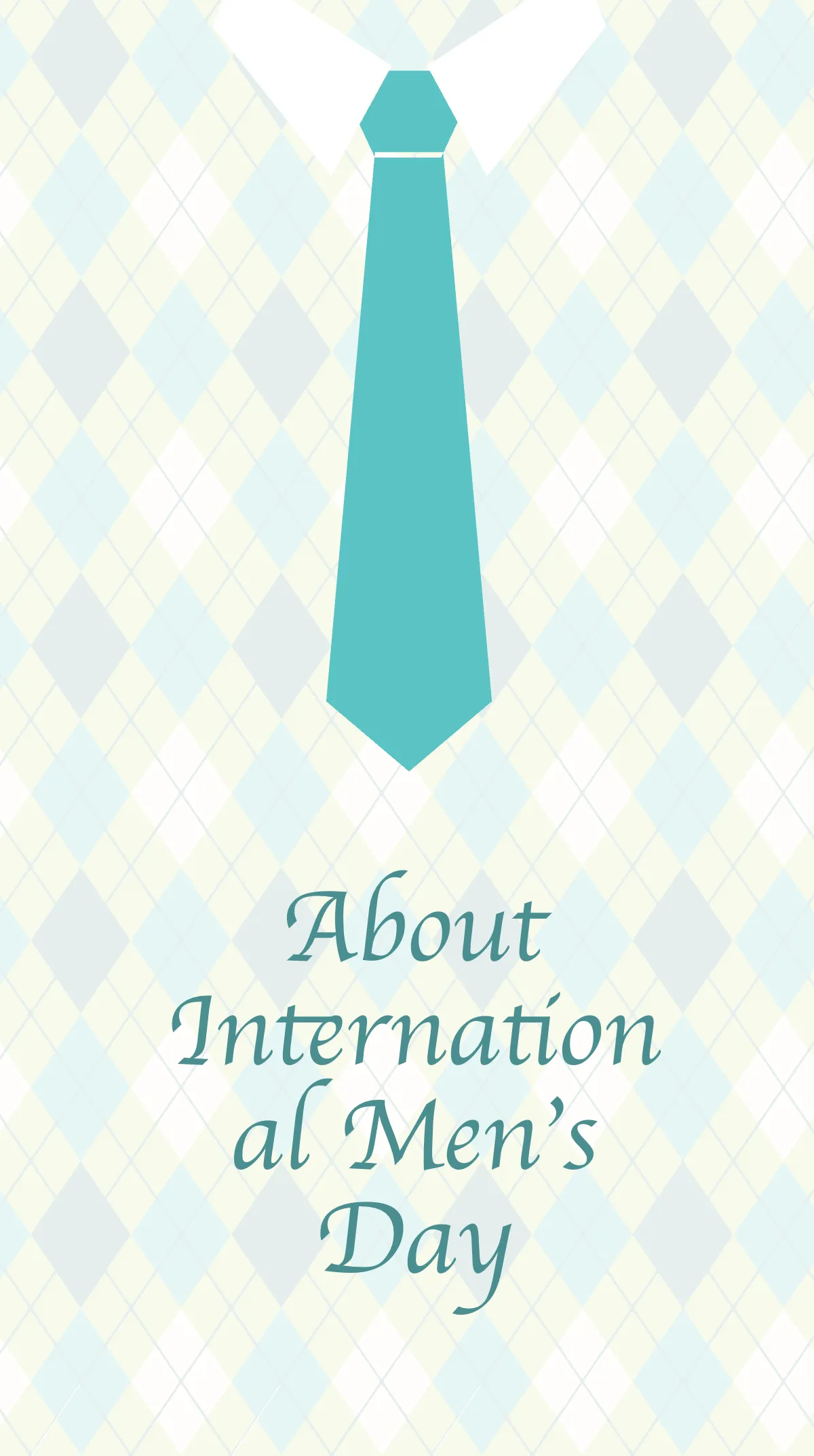 International Mens Day Quote Instagram Story Template