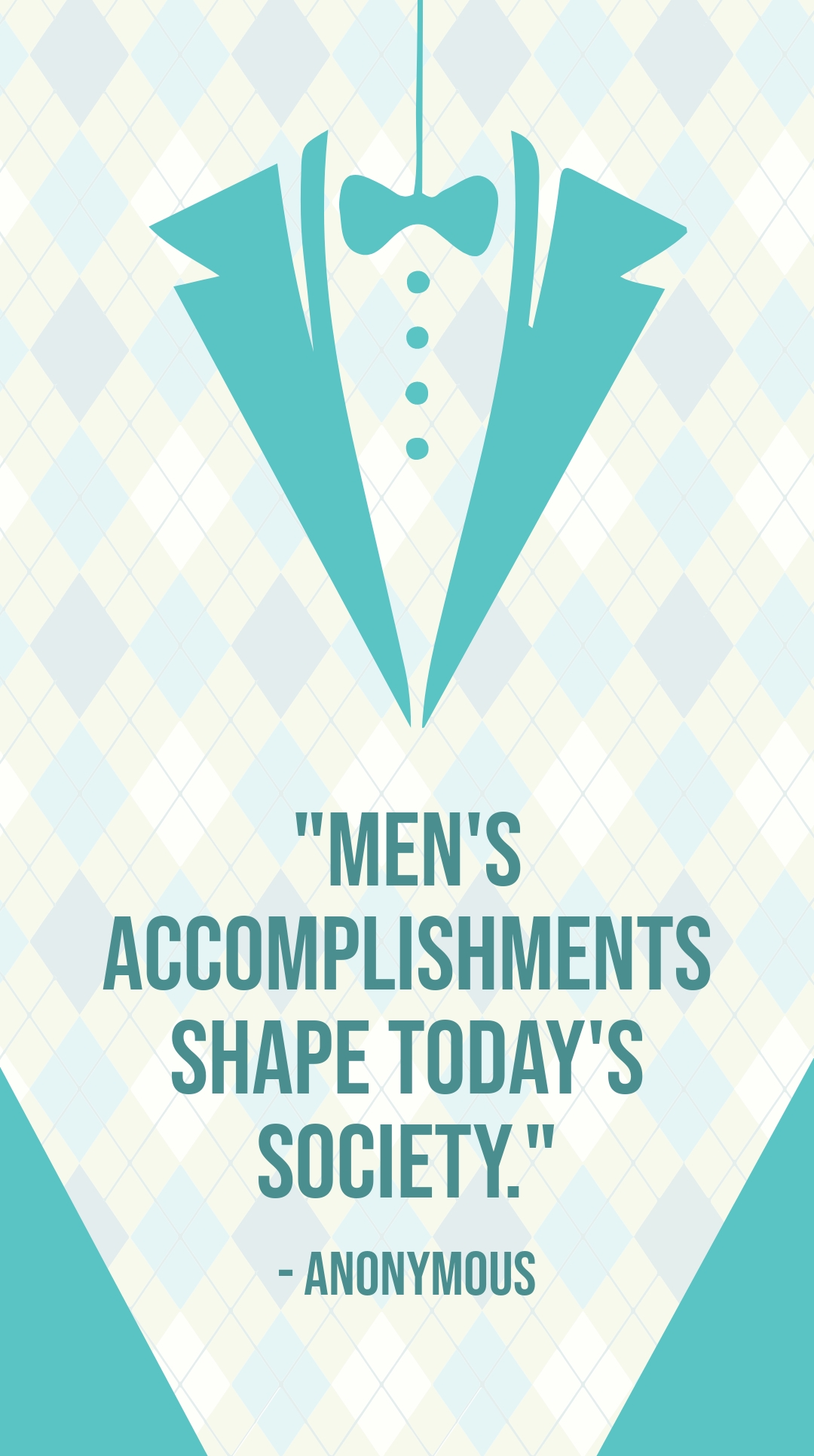 International Mens Day Quote Whatsapp Post Template