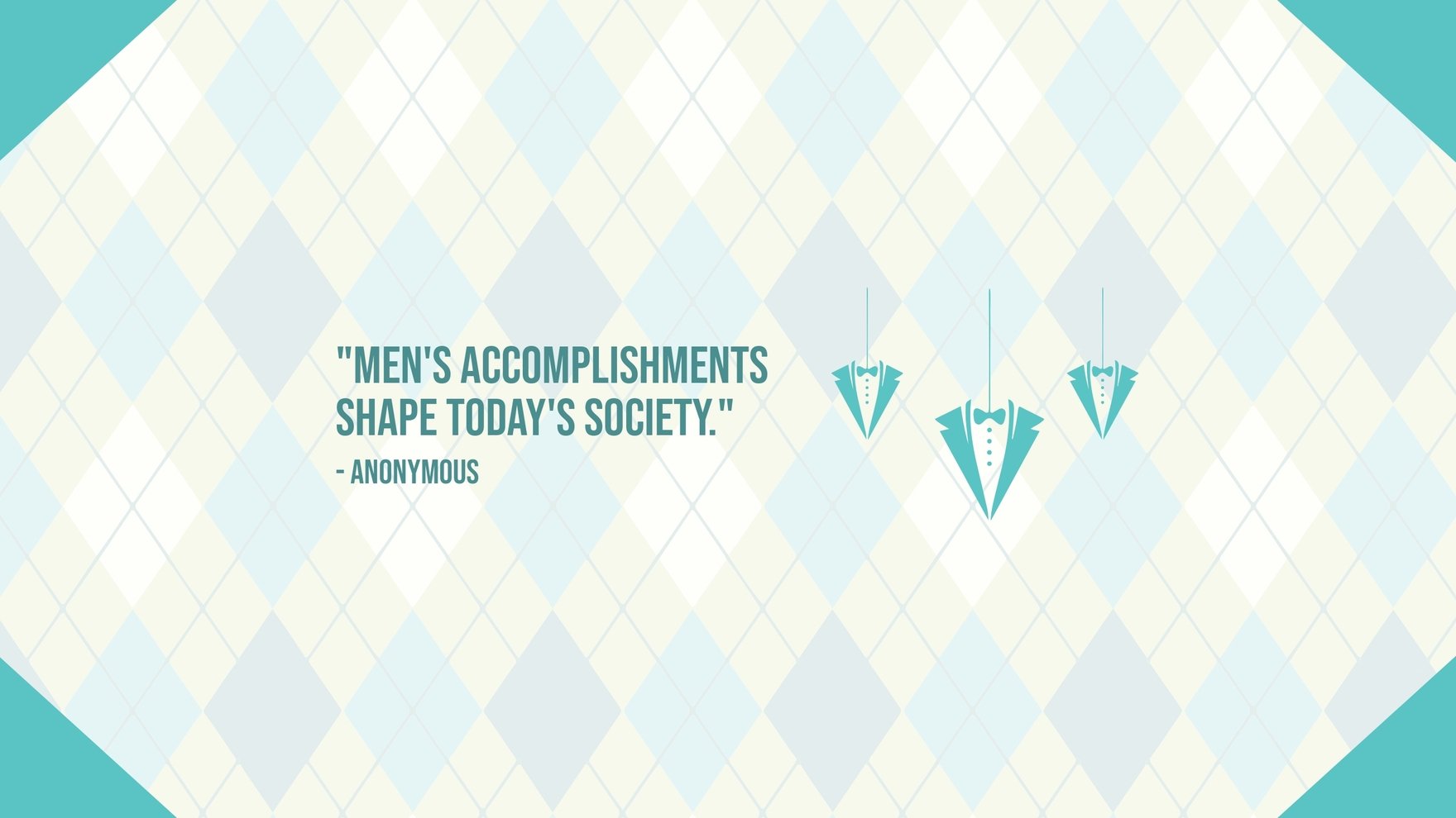 International Mens Day Quote Youtube Banner