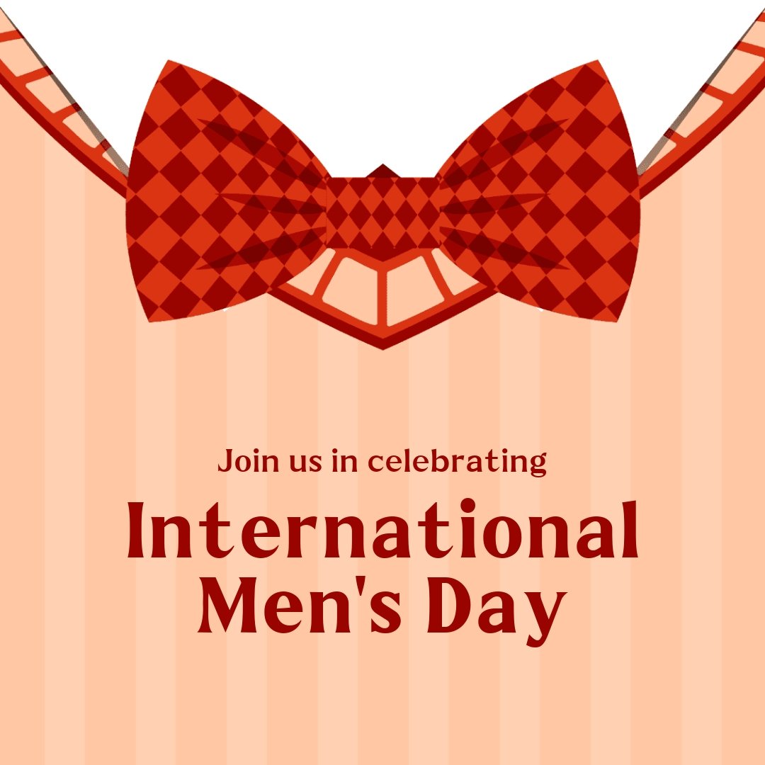 Free International Men's Day Celebration Instagram Post Template
