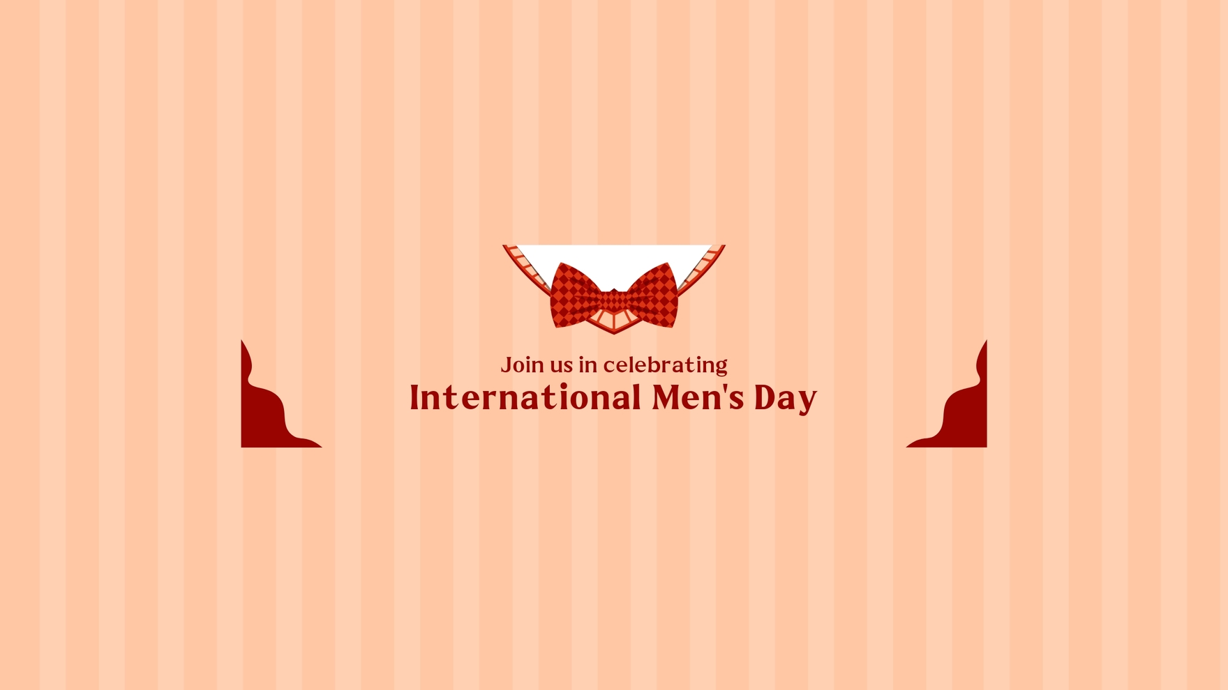 International Mens Day Celebration Youtube Banner Template