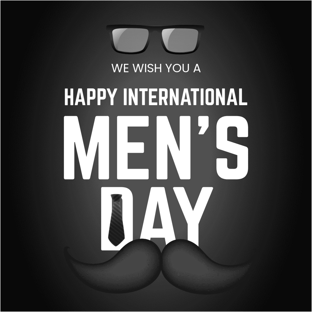 Free International Men's Day Wishes Instagram Post Template
