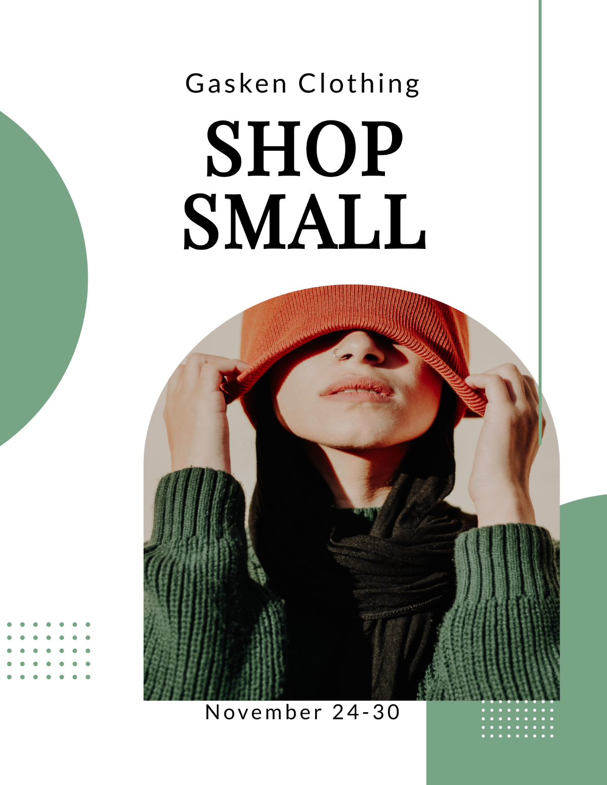 Shop Small Flyer Template