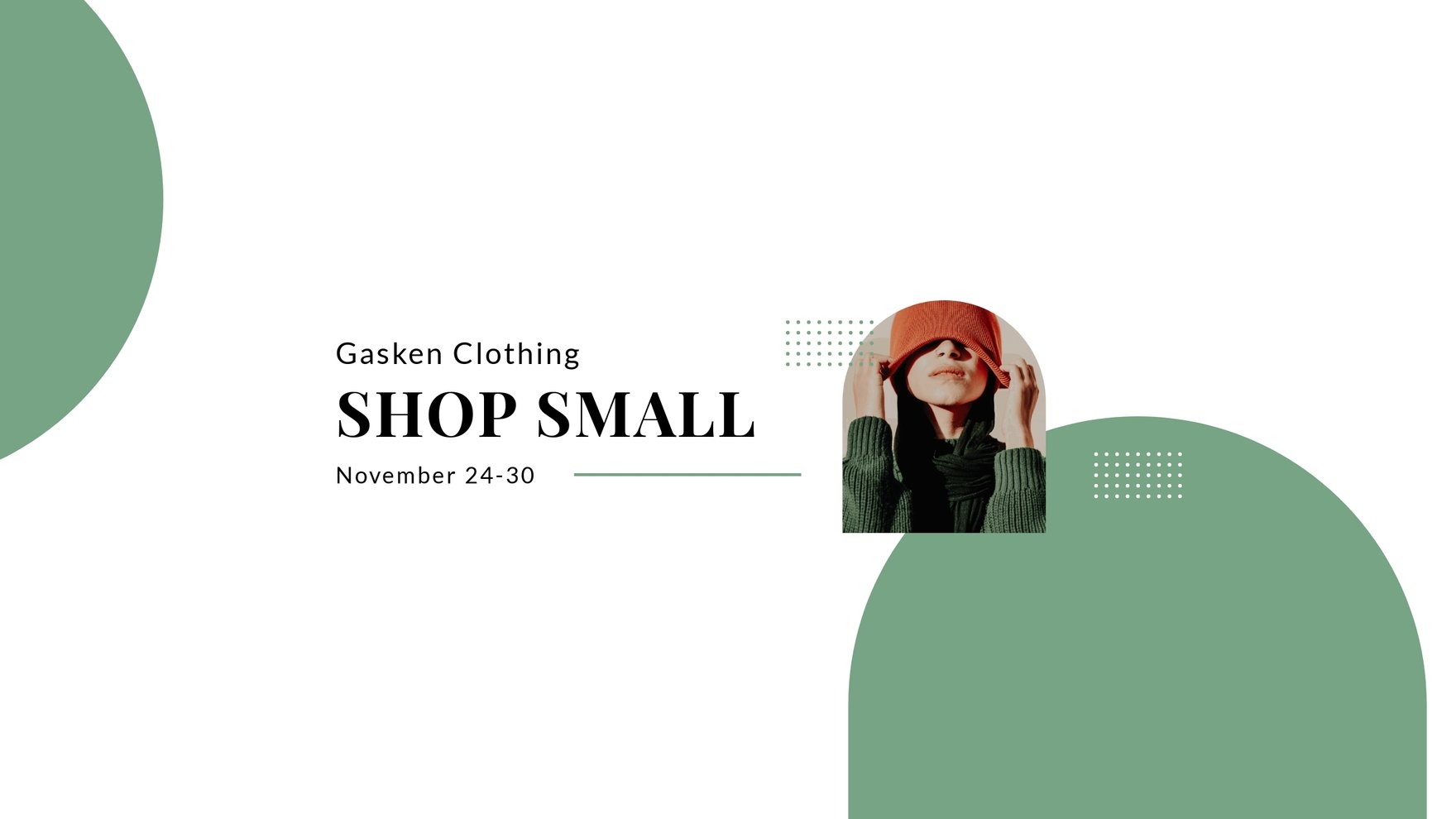 Shop Small Youtube Banner