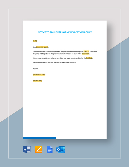 22  FREE Employee Policy Templates Edit Download Template net
