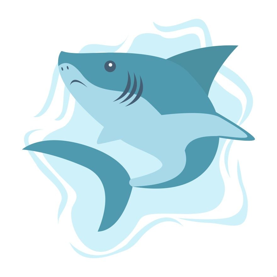 Free Shark Illustration in Illustrator, EPS, SVG, JPG, PNG