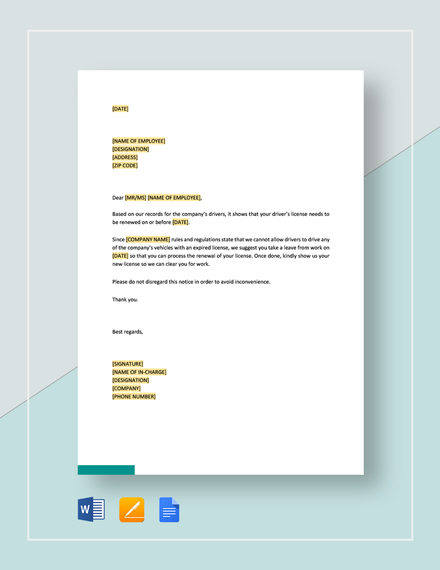 FREE Payment Reminder Letter Template - Word | Google Docs | Apple ...