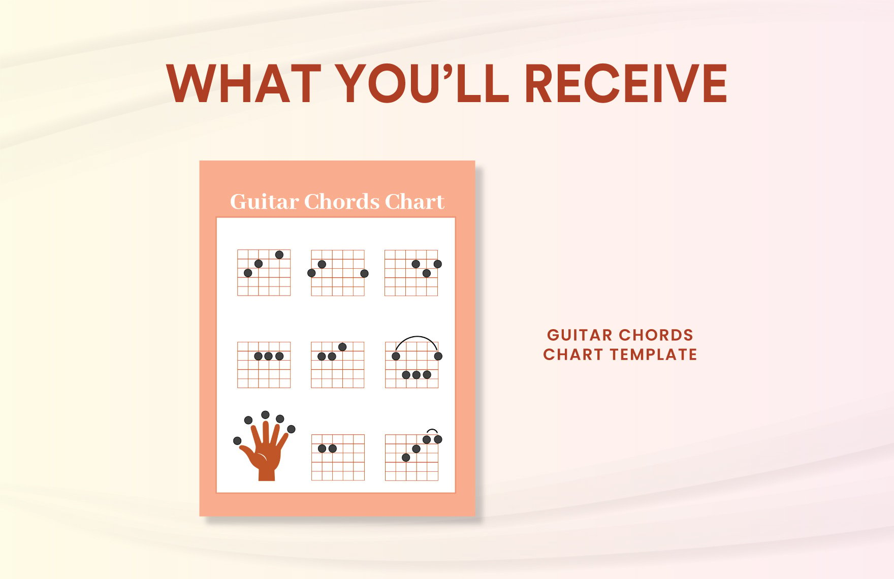 Guitar Chords Chart Template