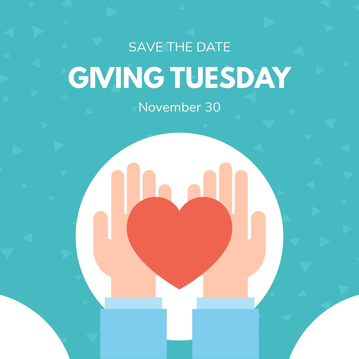 Free Giving Tuesday Linkedin Post Template