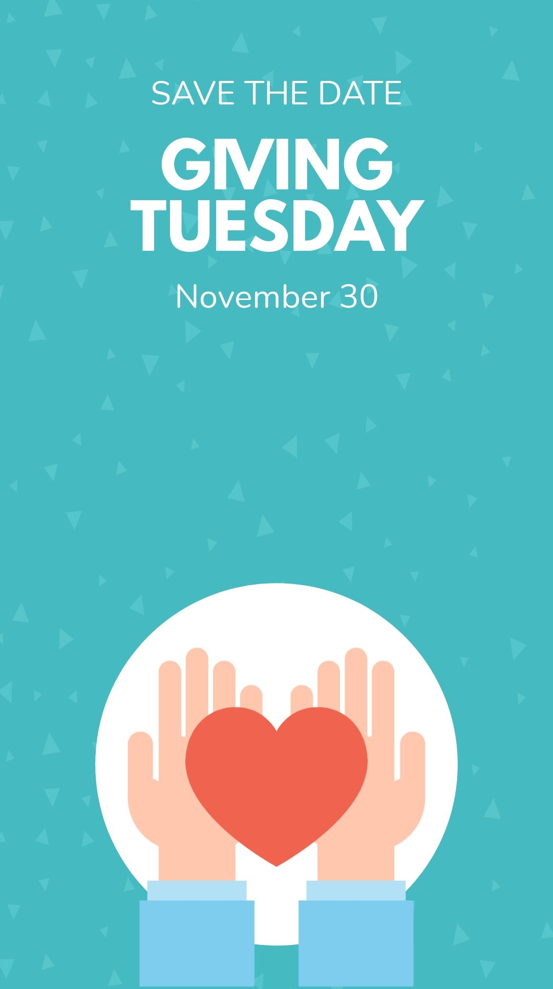 Giving Tuesday Snapchat Geofilter Template
