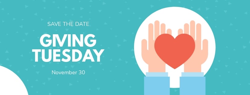 Free Giving Tuesday Facebook Cover Template
