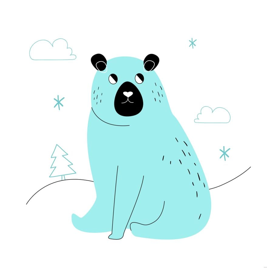 Free Polar Bear Illustration