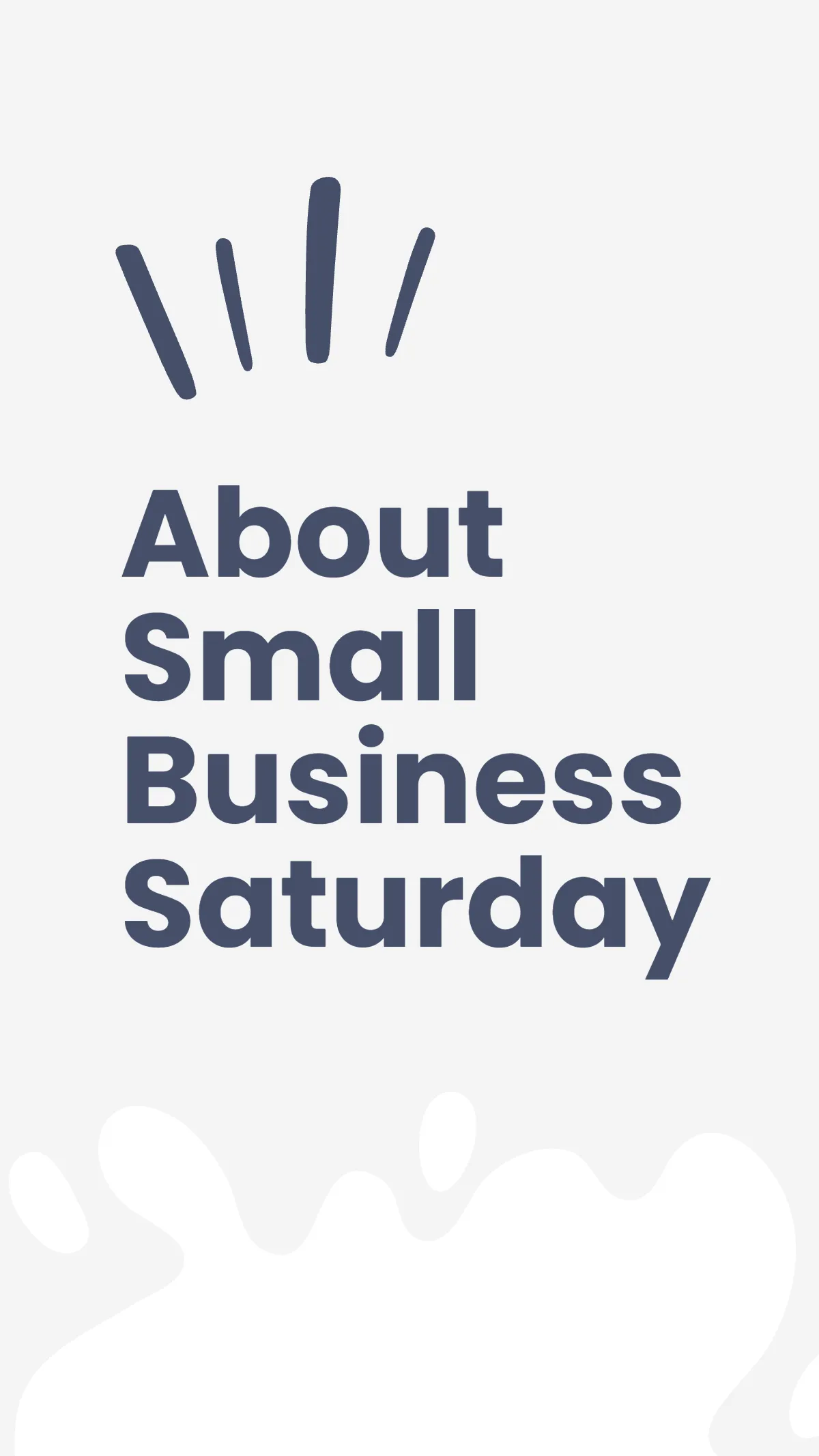 Small Business Saturday Quote Instagram Story Template