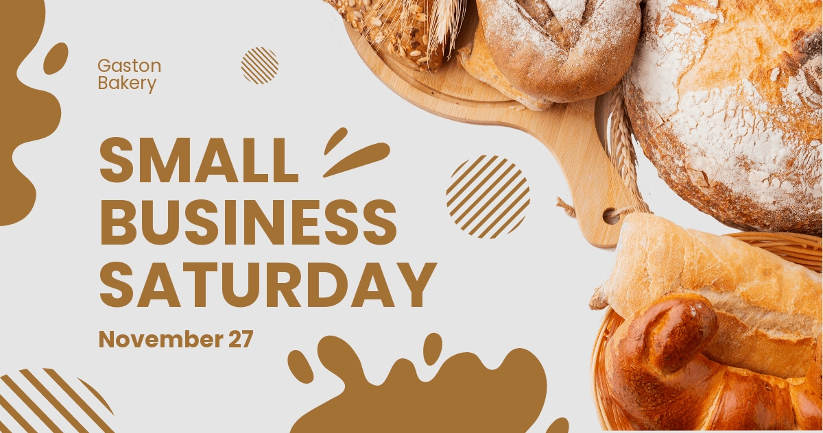 Small Business Saturday Advertising Facebook Post Template