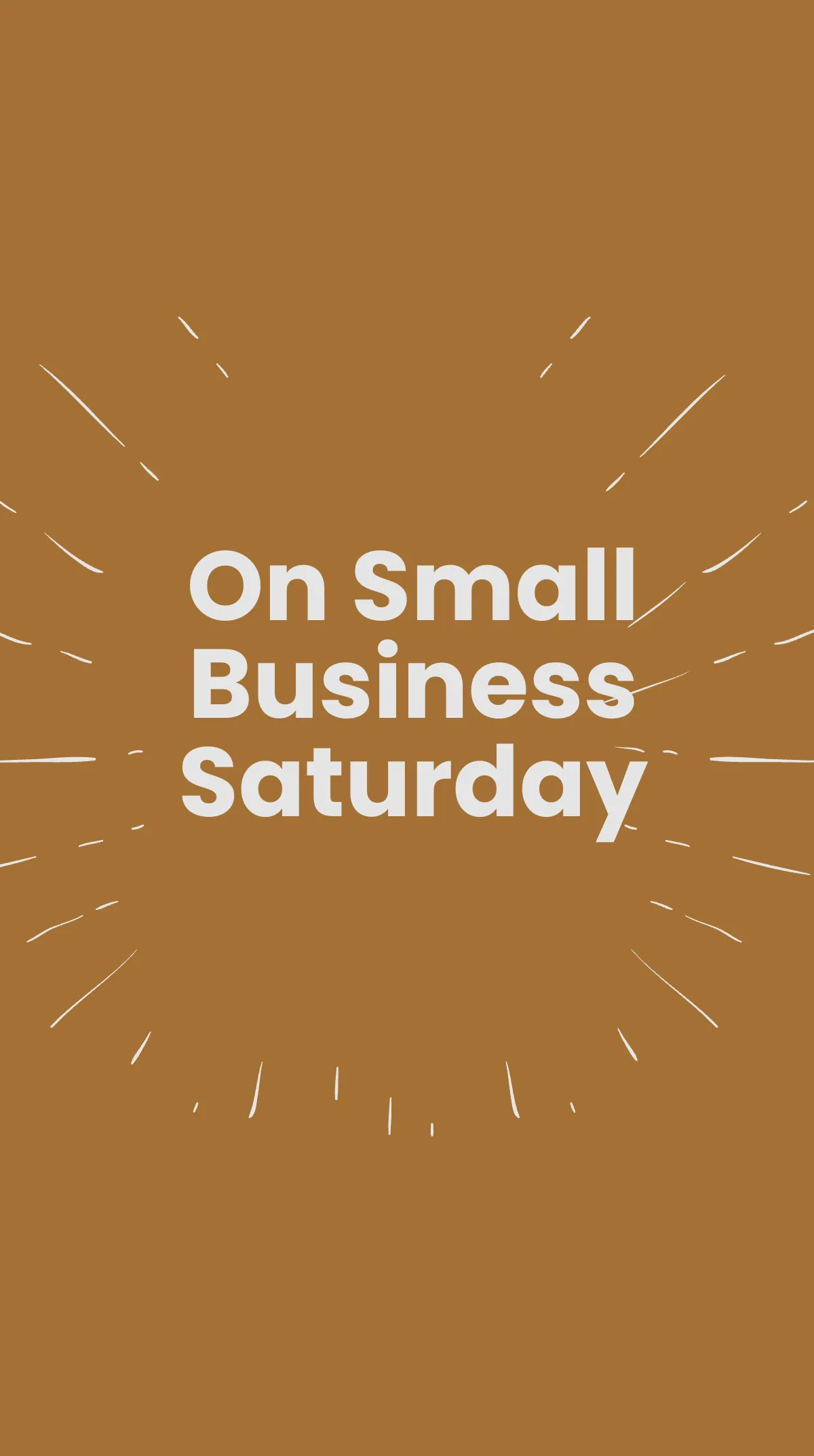 Free Small Business Saturday Advertising Instagram Story Template to Edit Online