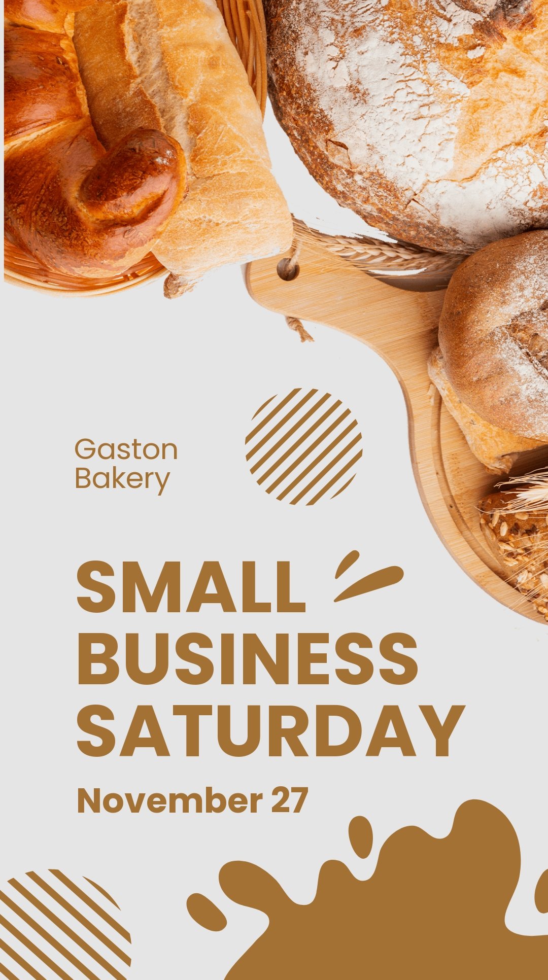 Small Business Saturday Advertising Instagram Story Template