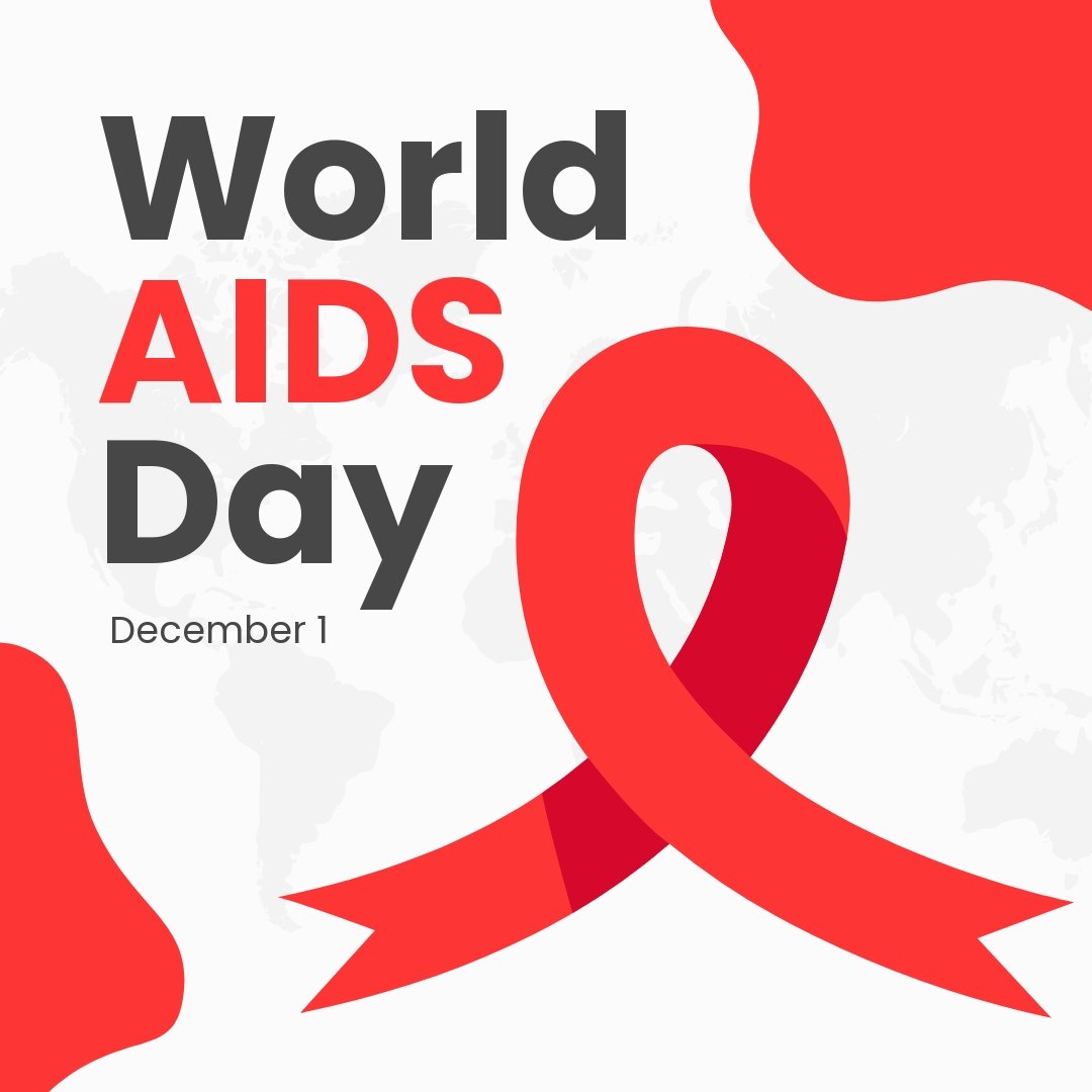 World AIDS Day Instagram Post Template