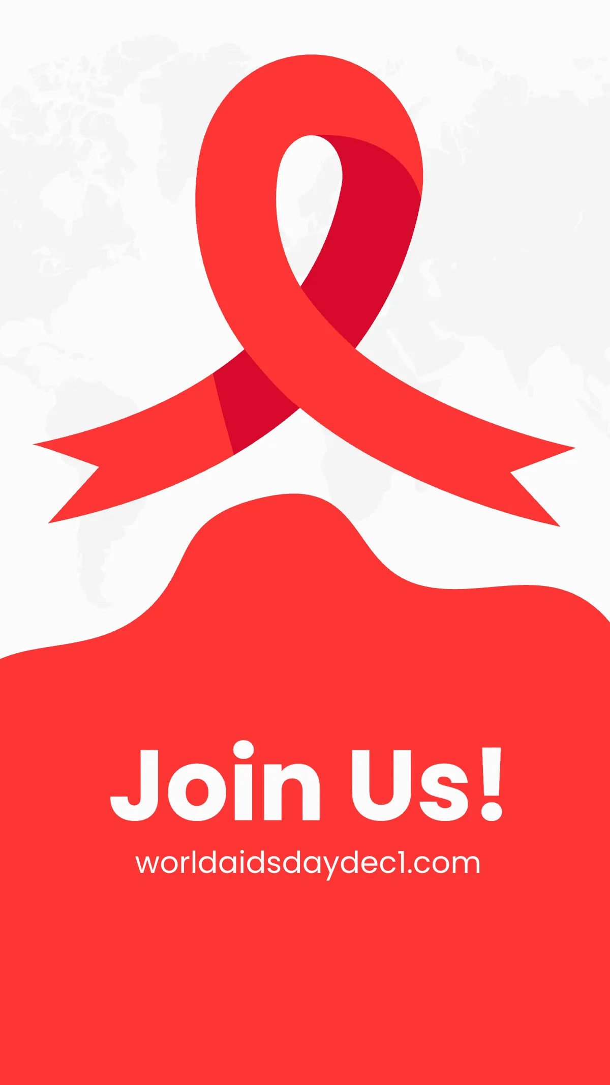 Free World AIDS Day Instagram Story Template to Edit Online