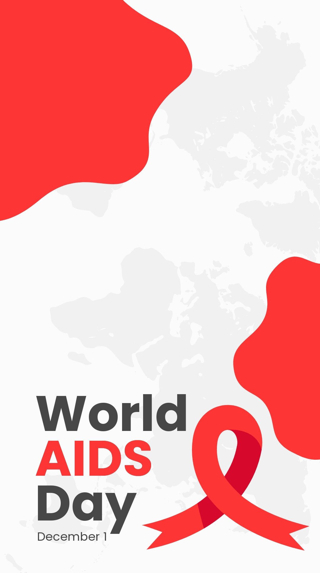 World AIDS Day Snapchat Geofilter Template