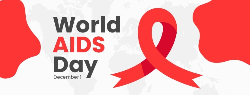 Free World AIDS Day Facebook Cover Template