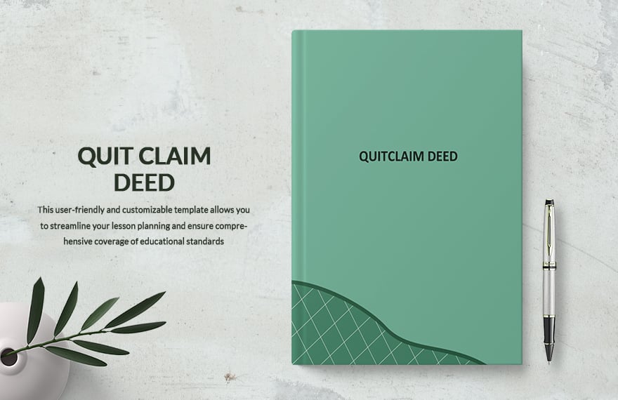 Quit Claim Deed Template in Word, Google Docs, PDF, Apple Pages