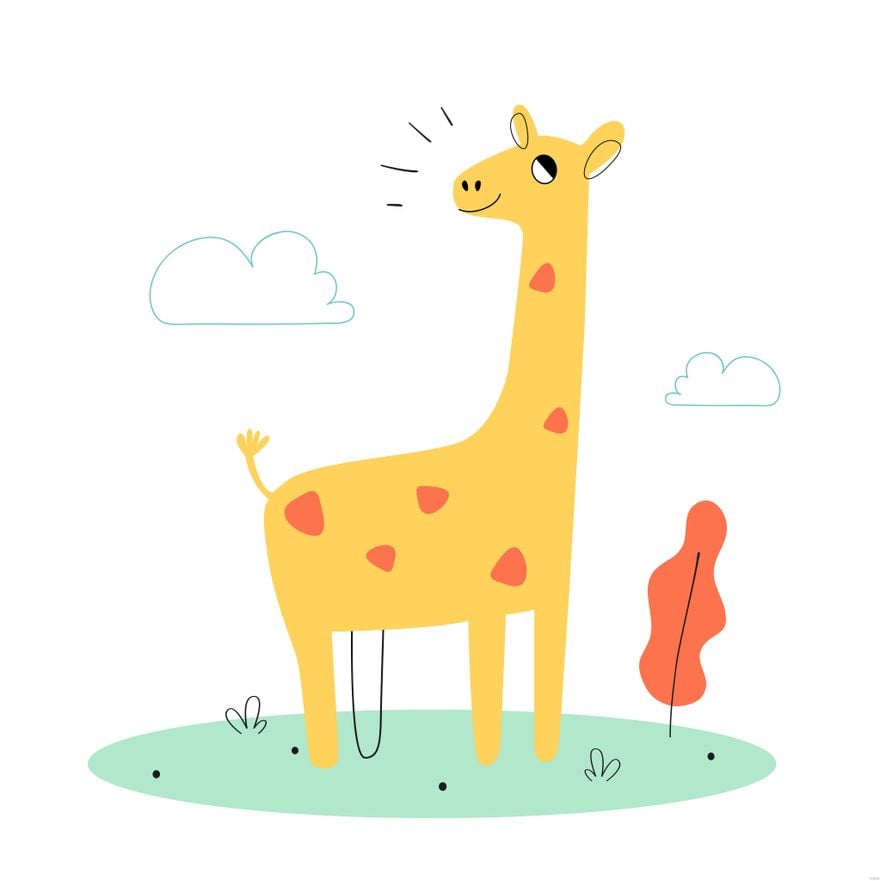 Free Giraffe Illustration