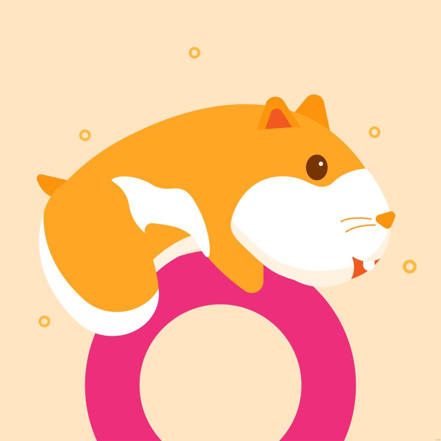 Free Hamster Illustration in Illustrator, EPS, SVG, JPG, PNG