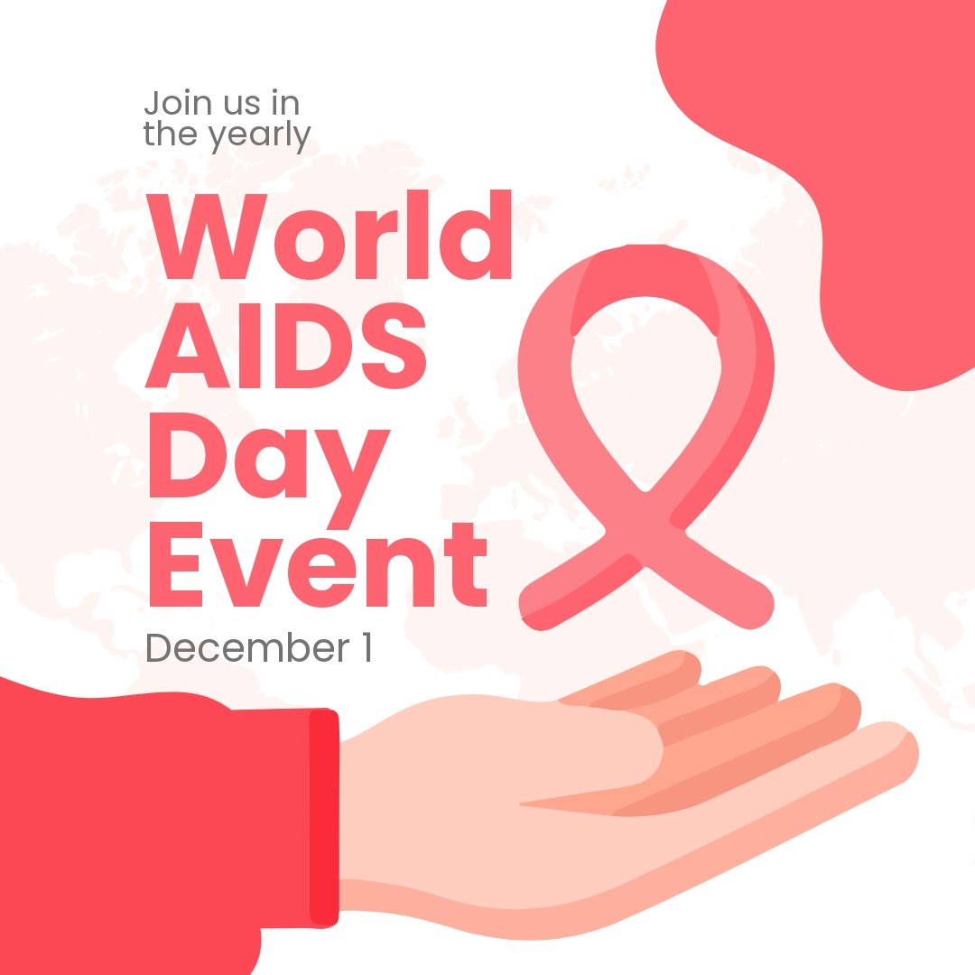 Free World AIDS Day Event Instagram Post Template