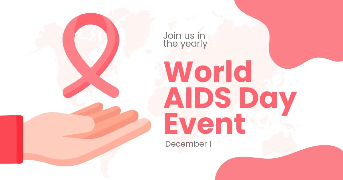 Free World AIDS Day Event Facebook Post Template