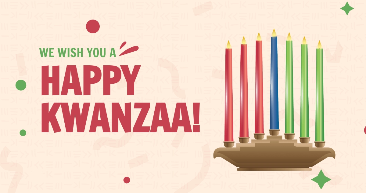 Free Happy Kwanzaa Facebook Post Template