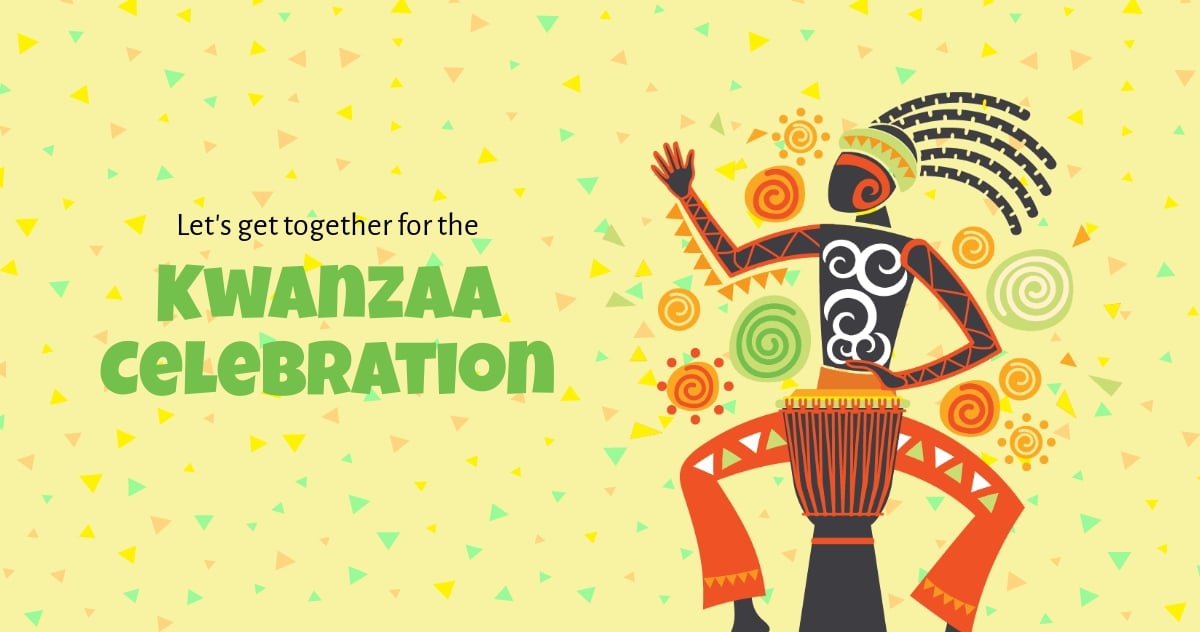 Free Kwanzaa Celebration Facebook Post Template