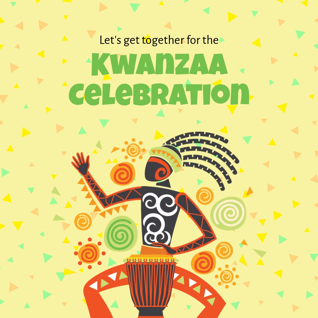 Free Kwanzaa Celebration Instagram Post Template