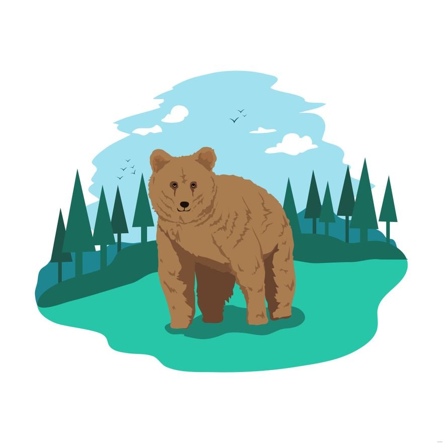 Free Bear Illustration