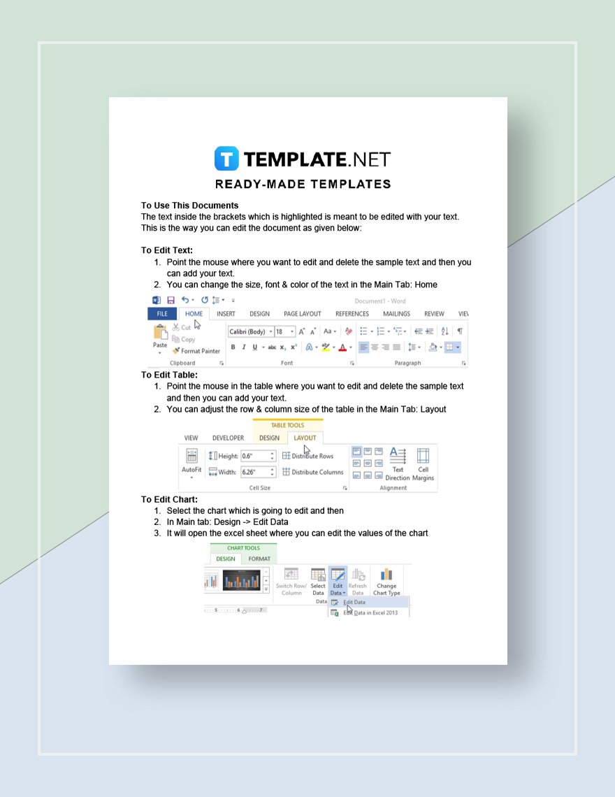 Certification Enclosing Financial Statements Template