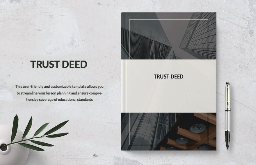 Trust Deed Template in Word, Google Docs, PDF, Apple Pages
