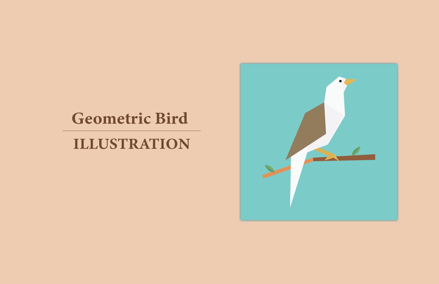Free Geometric Bird Illustration in Illustrator, PSD, JPG, PNG