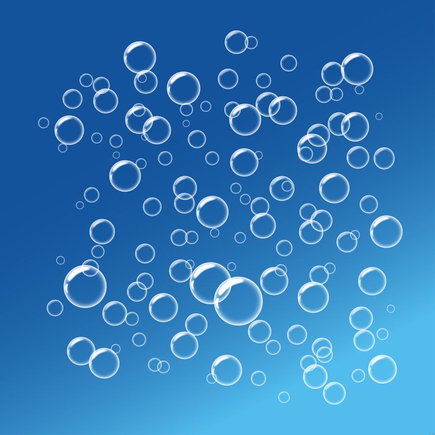 Water Bubble Illustration in Illustrator, EPS, SVG, JPG, PNG