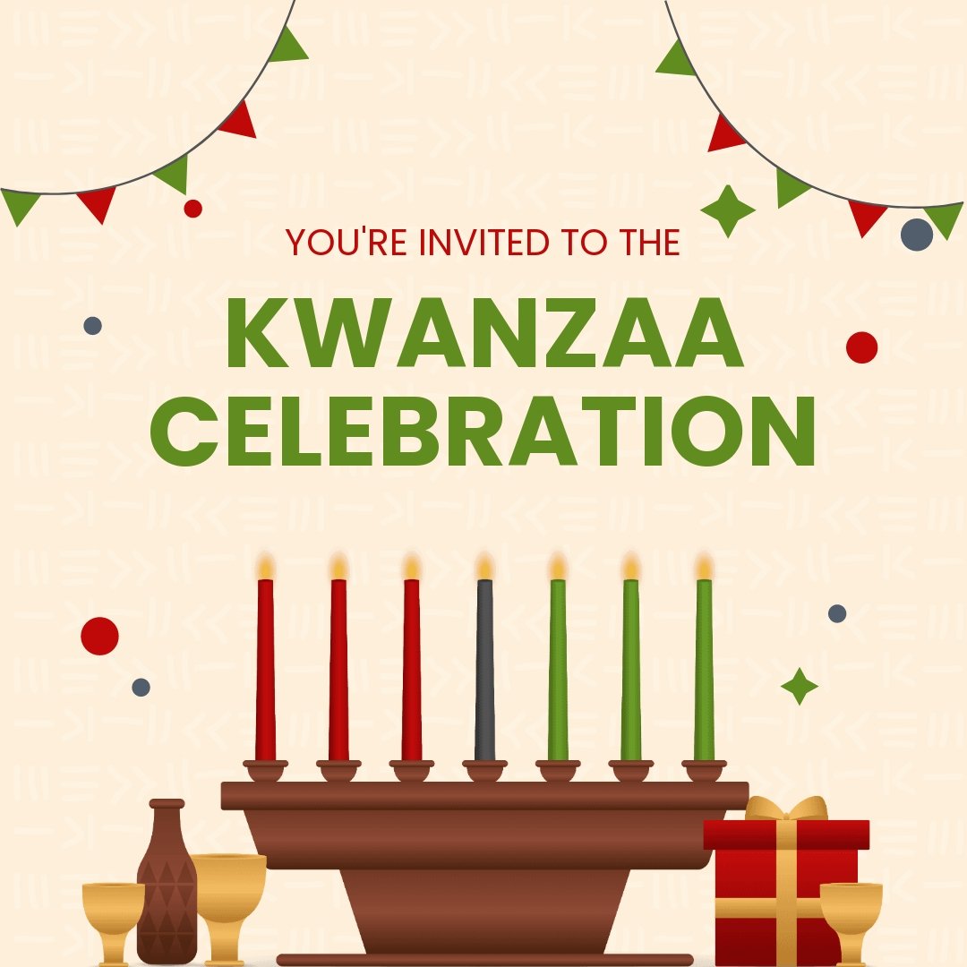 Kwanzaa Invitation Instagram Post