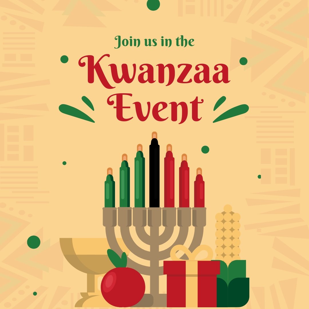 Free Kwanzaa Event Instagram Post Template