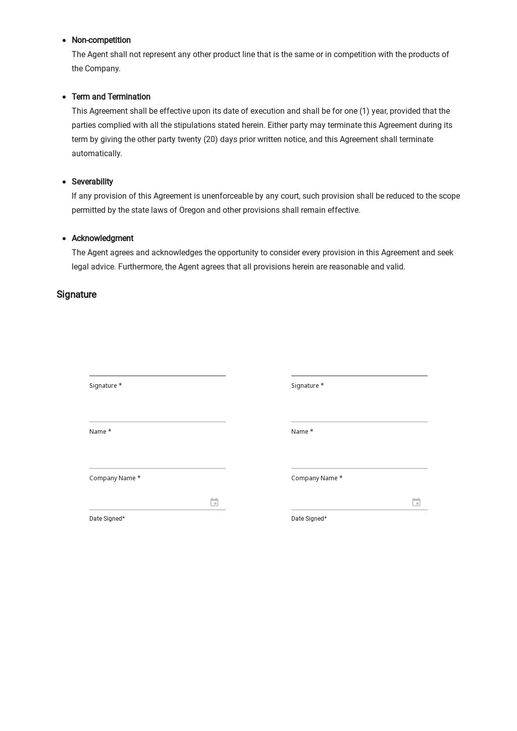 Sales Agency Agreement With Trademarks Protection Template 2.jpe