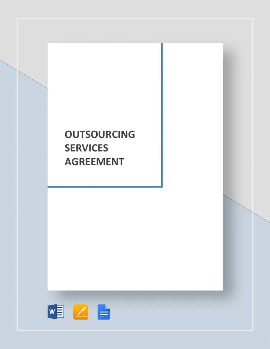Outsourcing Services Agreement Template