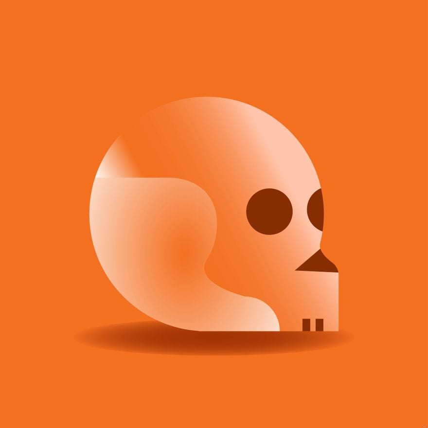 Free Geometric Skull Illustration