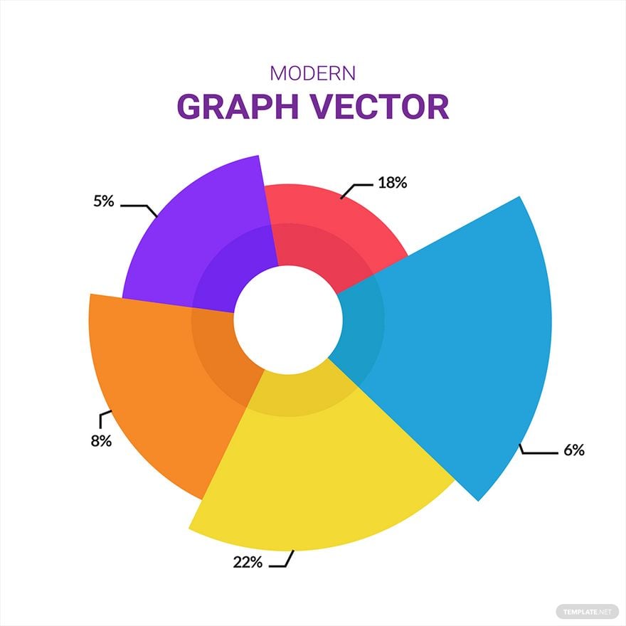 Modern Graph Vector in Illustrator, EPS, SVG, JPG, PNG