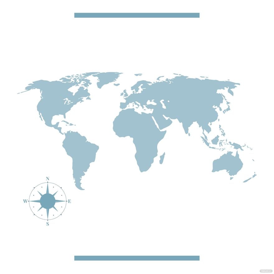 Transparent World Map Vector