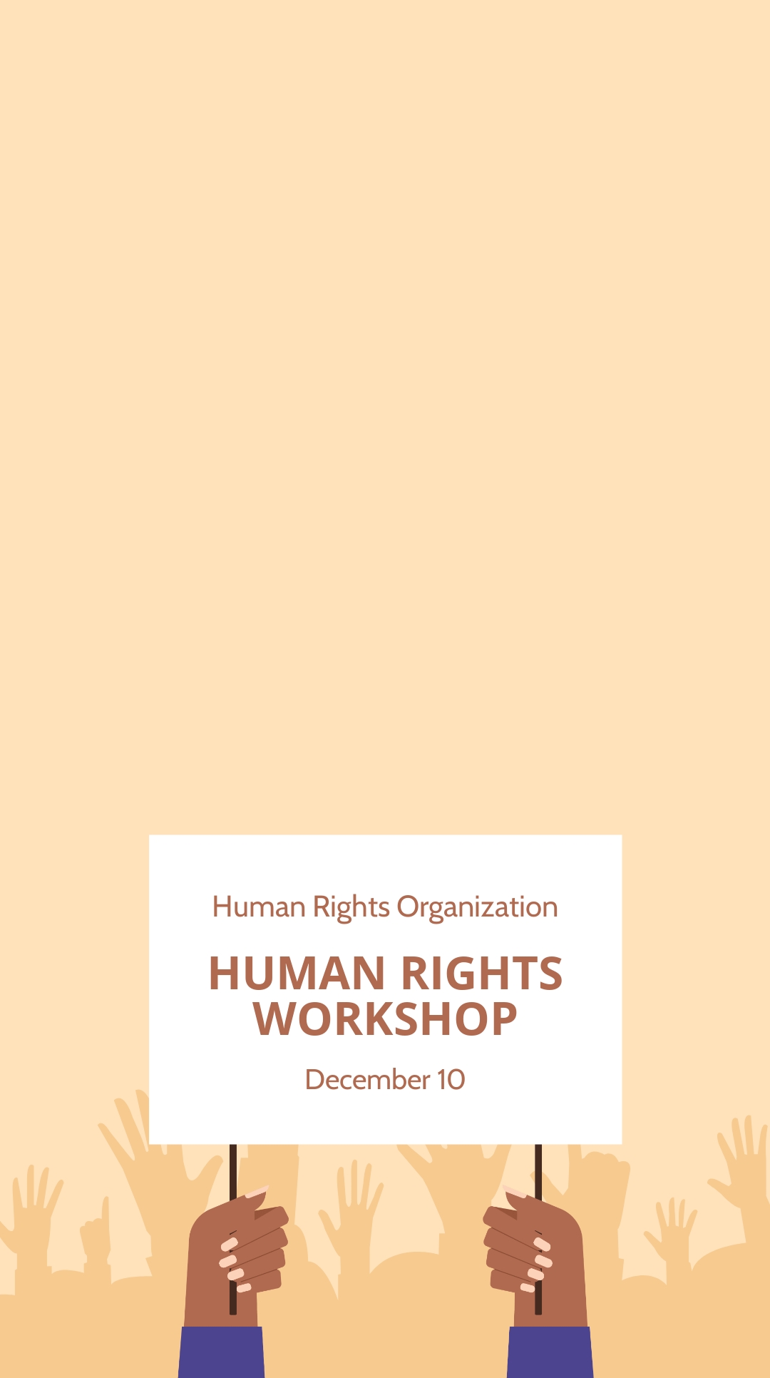 Human Rights Workshop Snapchat Geofilter Template