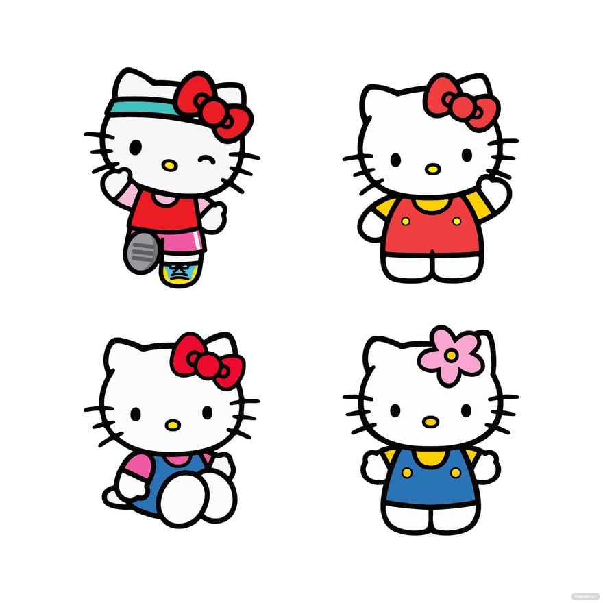 Free Hello Kitty Vector - Download in Illustrator, EPS, SVG, JPG, PNG