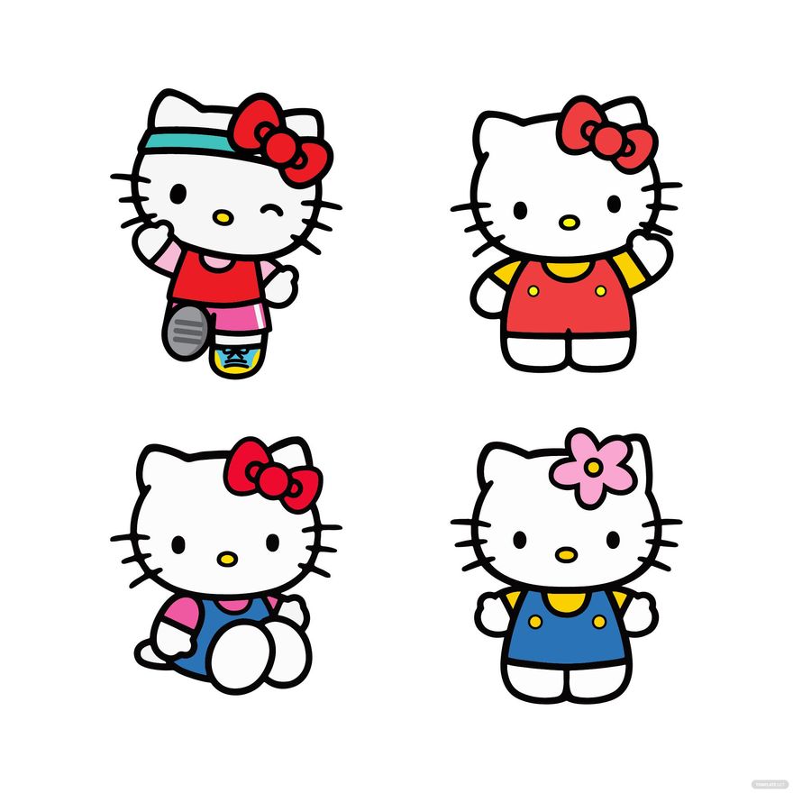 Free Hello Kitty Happy Birthday Vector - Download in Illustrator, EPS ...