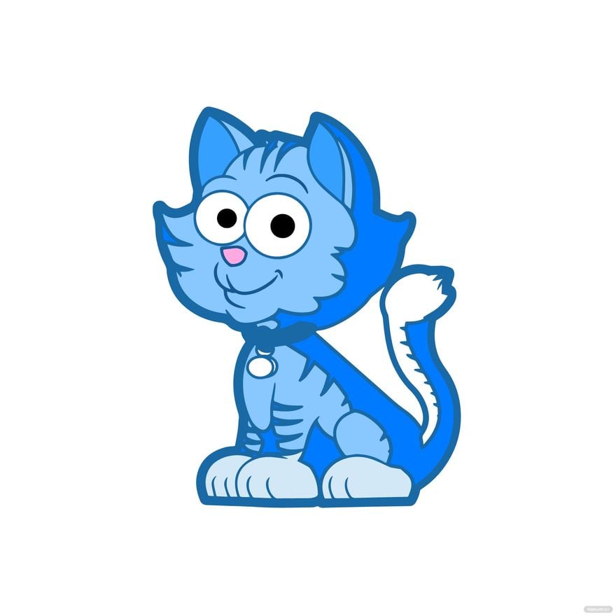 Free Cartoon Cat Vector