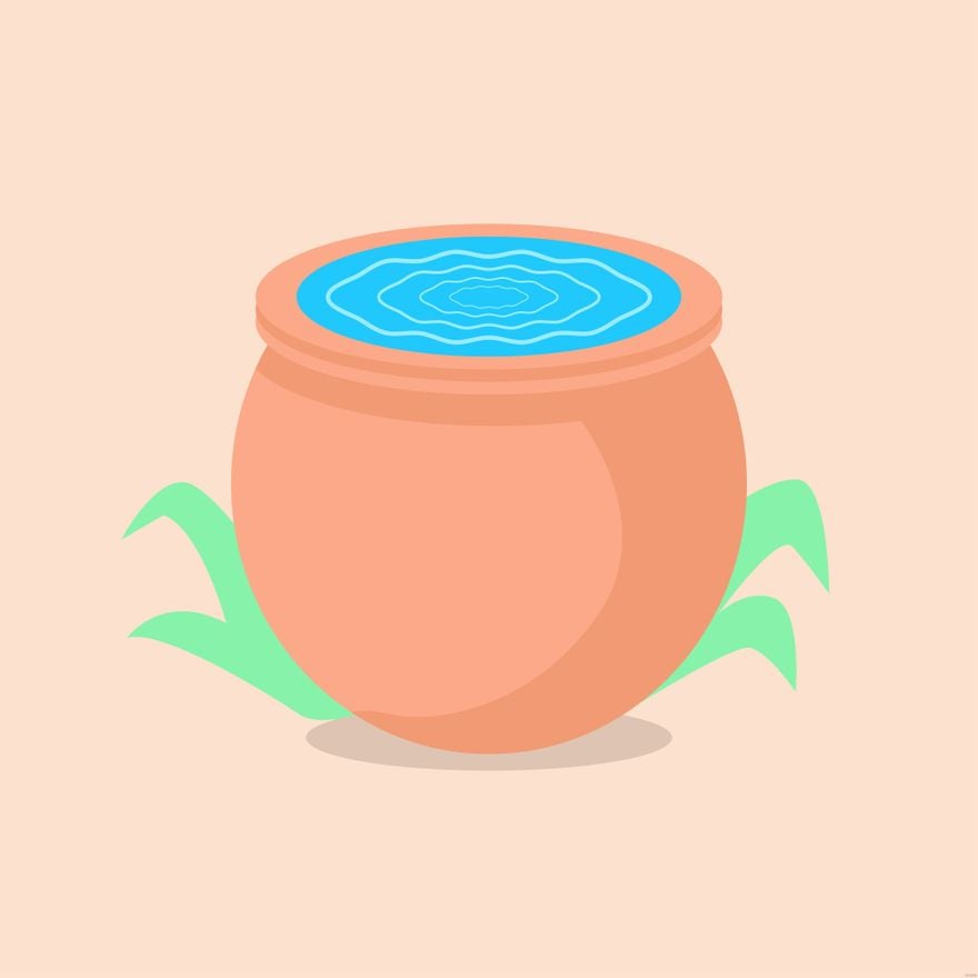 Water Pot Illustration